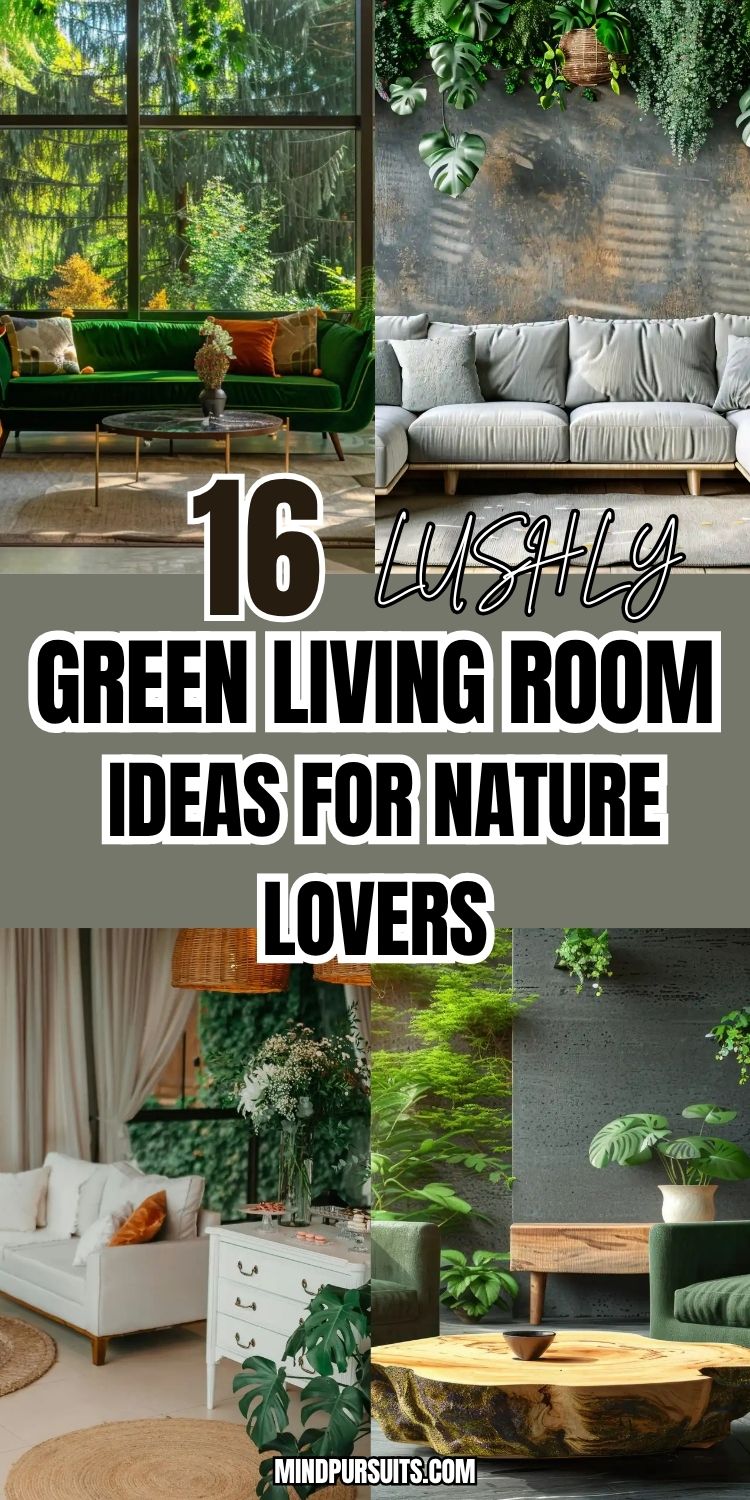 16 Forest Green Living Room Ideas for Nature Lovers
