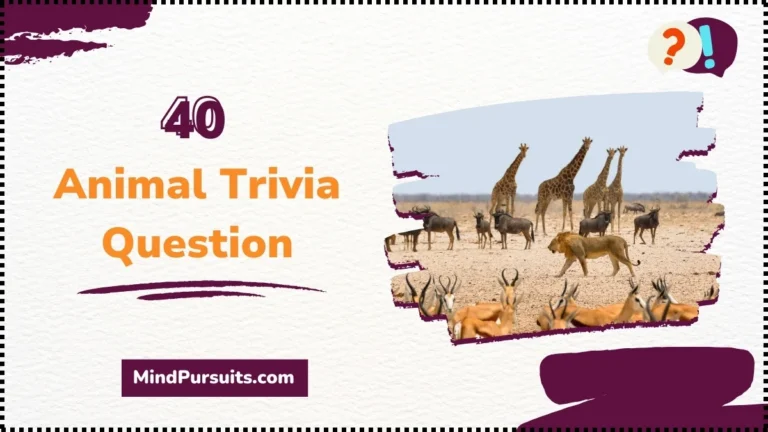 Animal Trivia Question