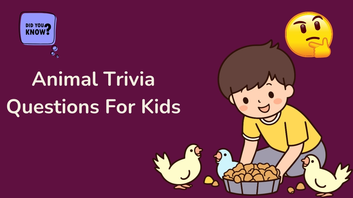 Animal Trivia Questions For Kids