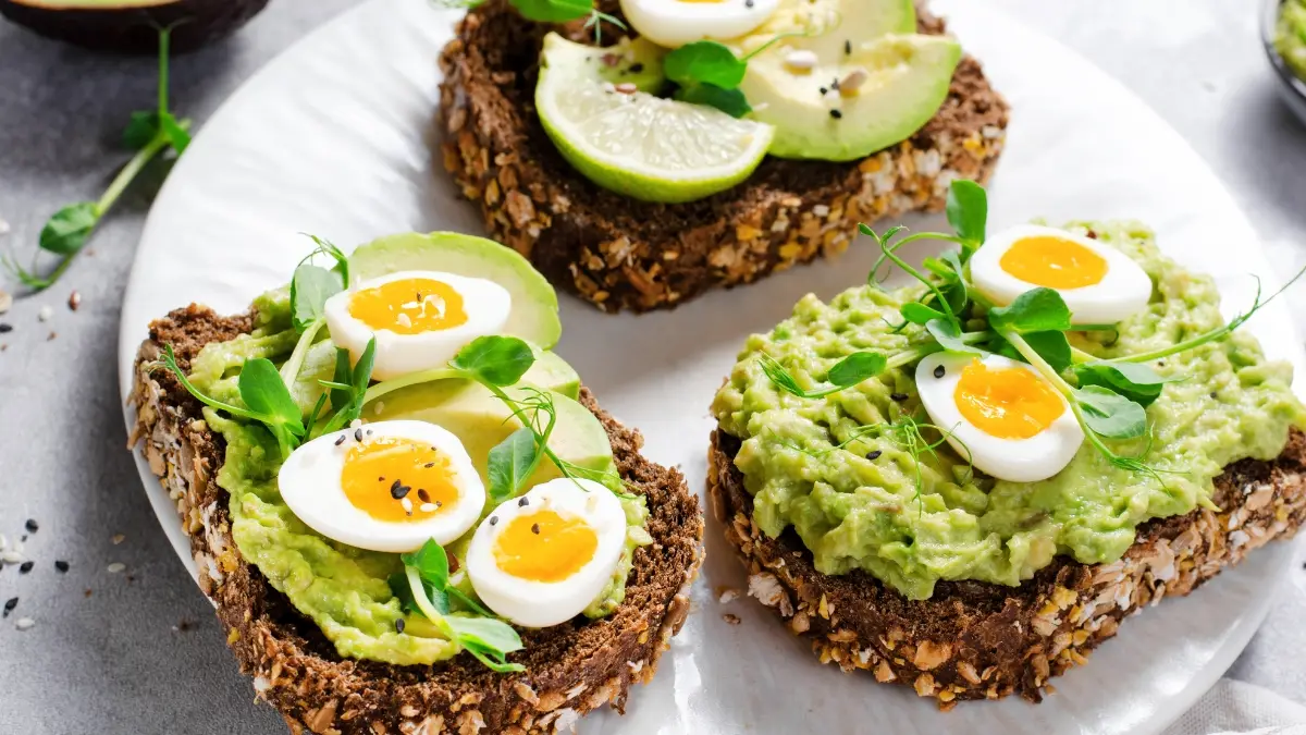 Avocado Rose Toast with Edible Flowers