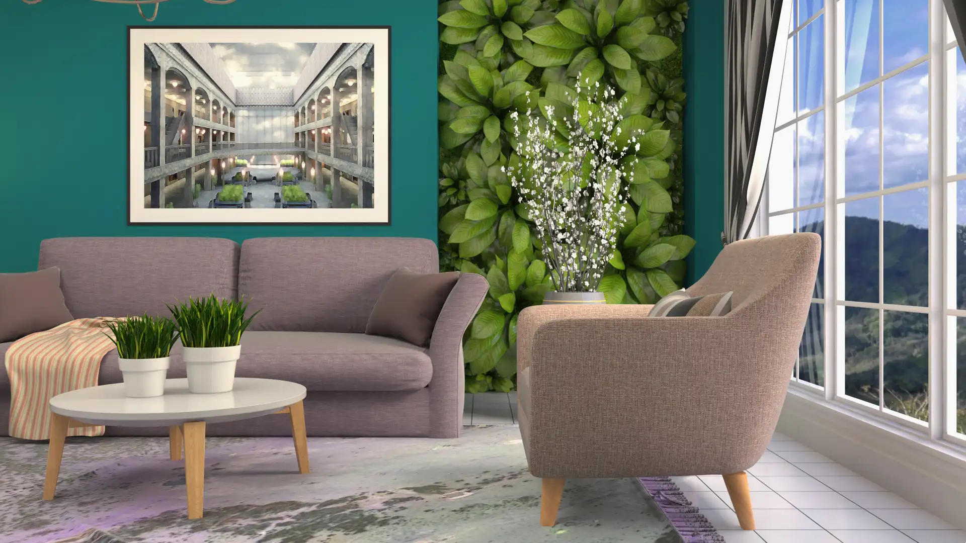 Biophilic Vertical Garden