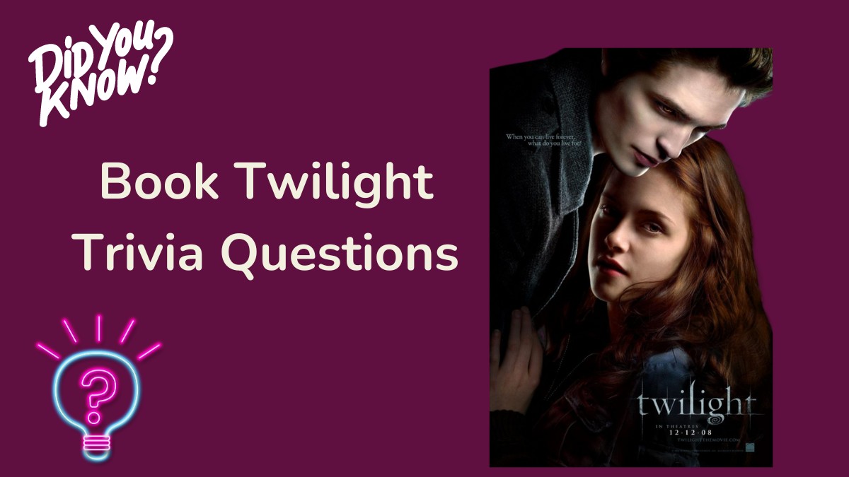 Book Twilight Trivia Questions