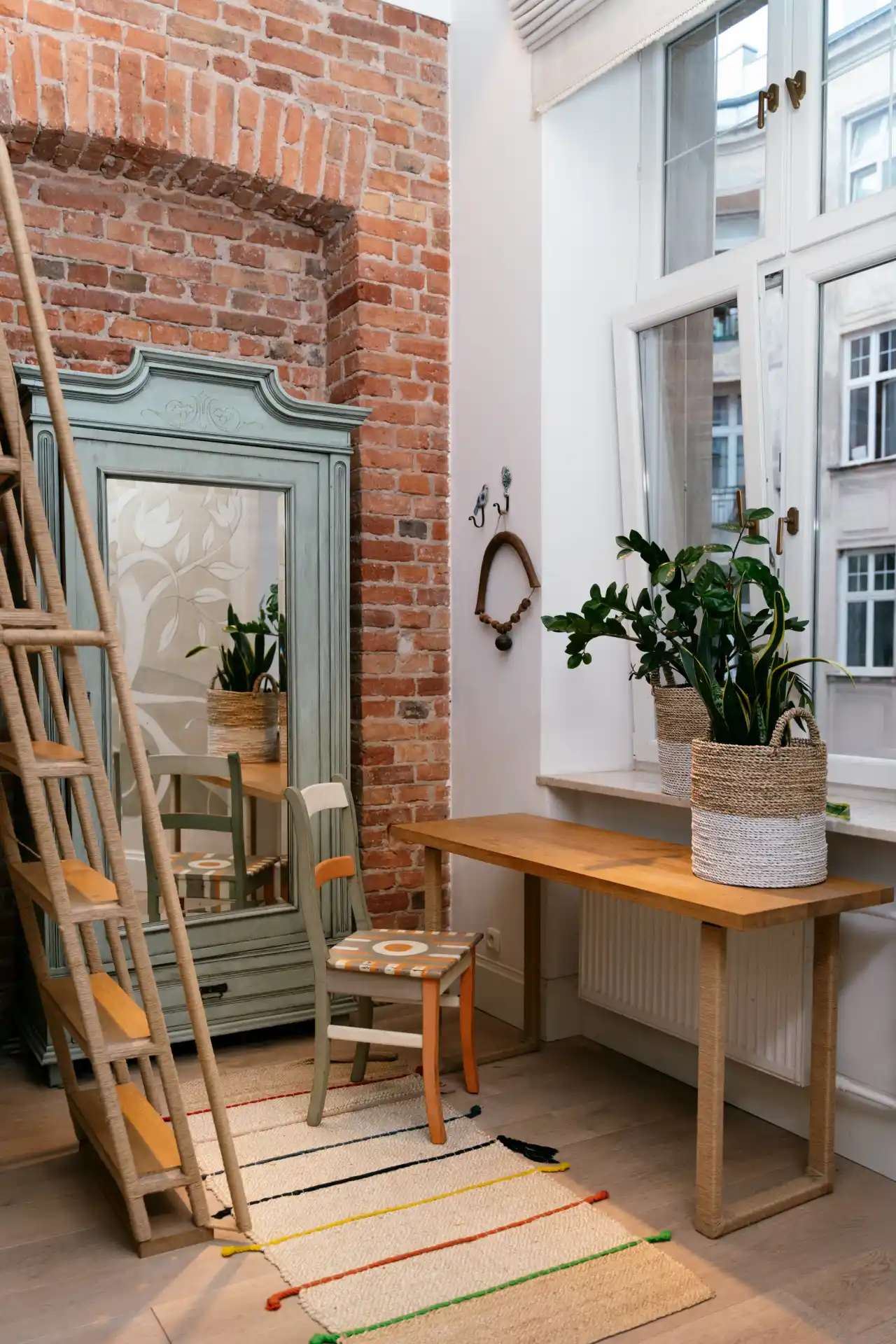 "Charming Corner Workspace