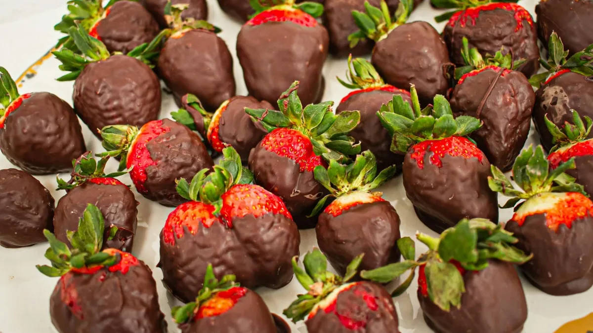 Chocolate-Dipped Fruit with Sea Salt