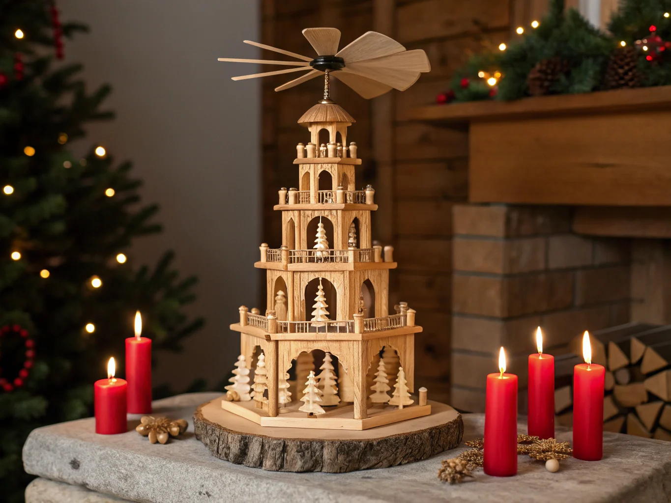 Classic Natural Wood Masterpiece