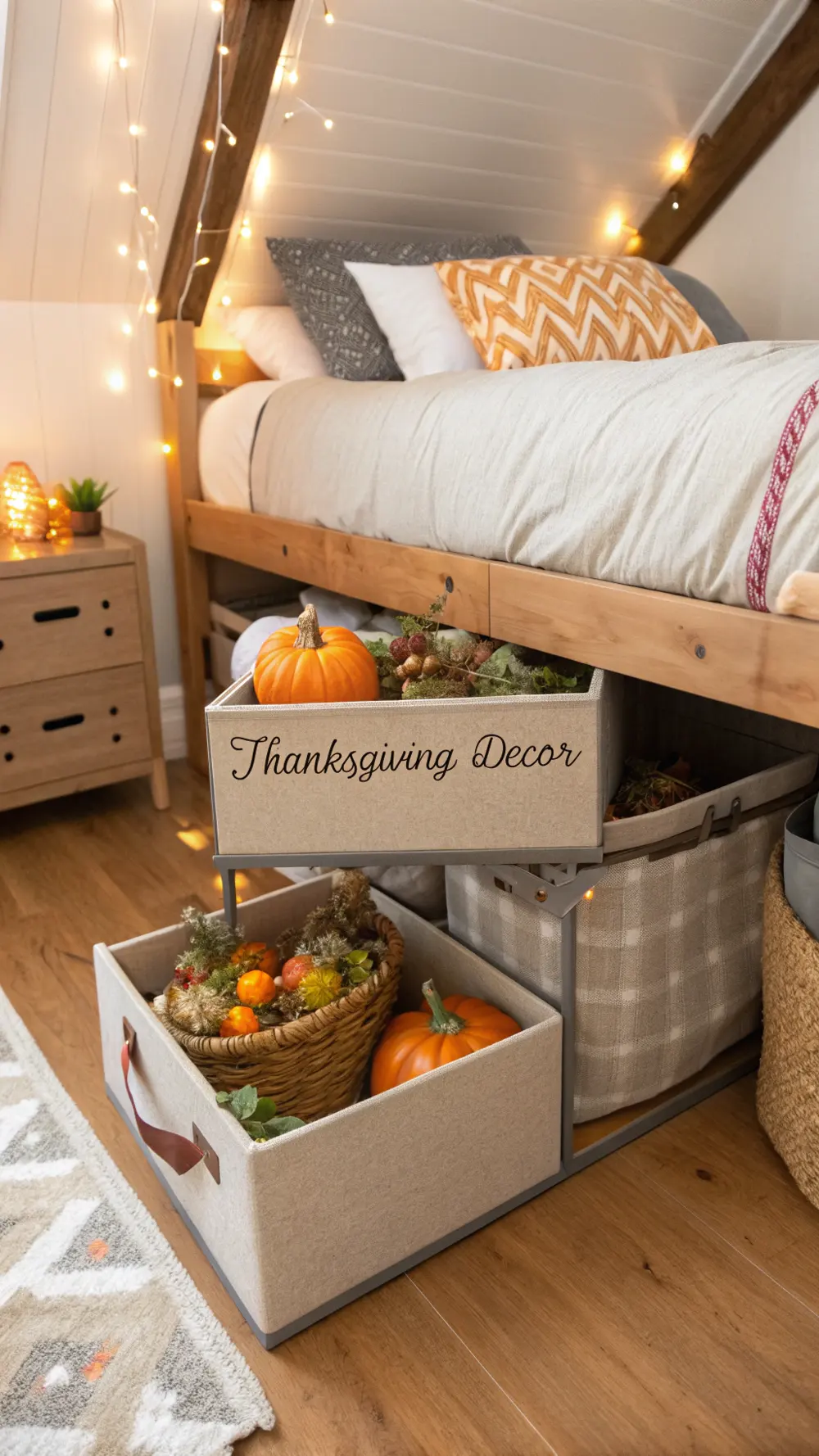 Collapsible Storage Bins for Seasonal Décor