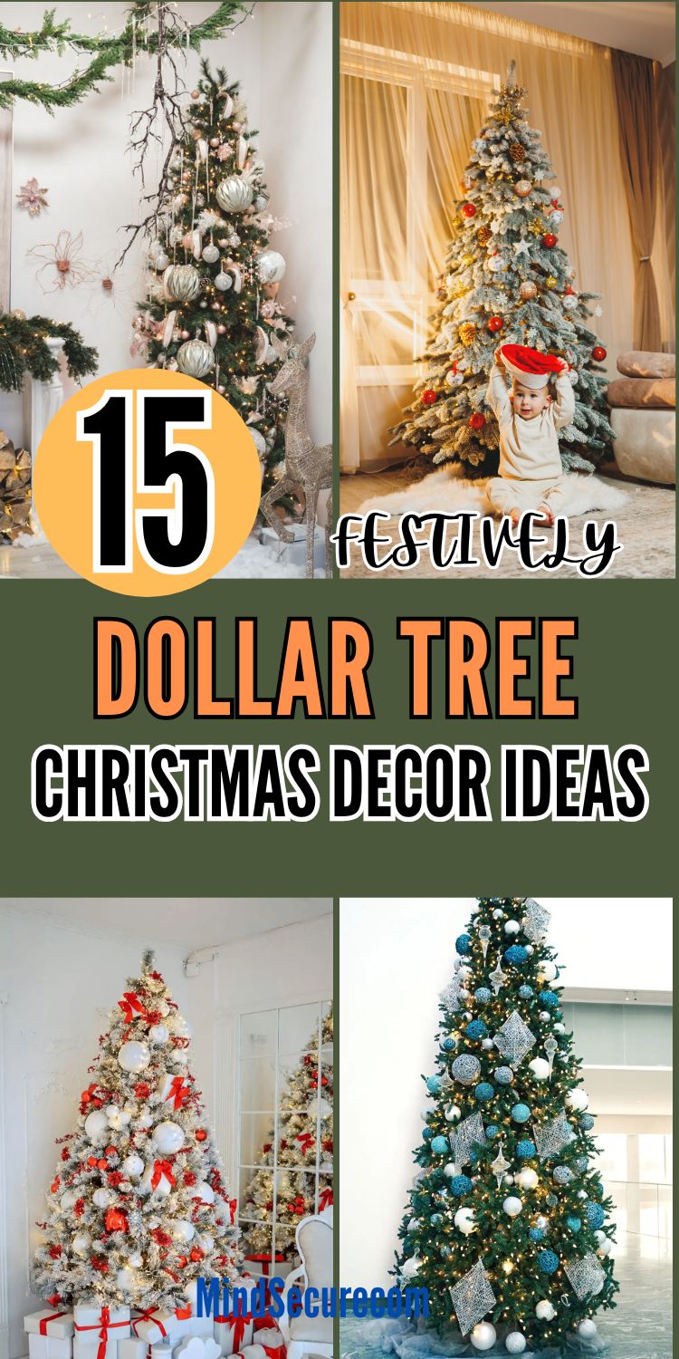 15 Dollar Tree Christmas Decor Ideas