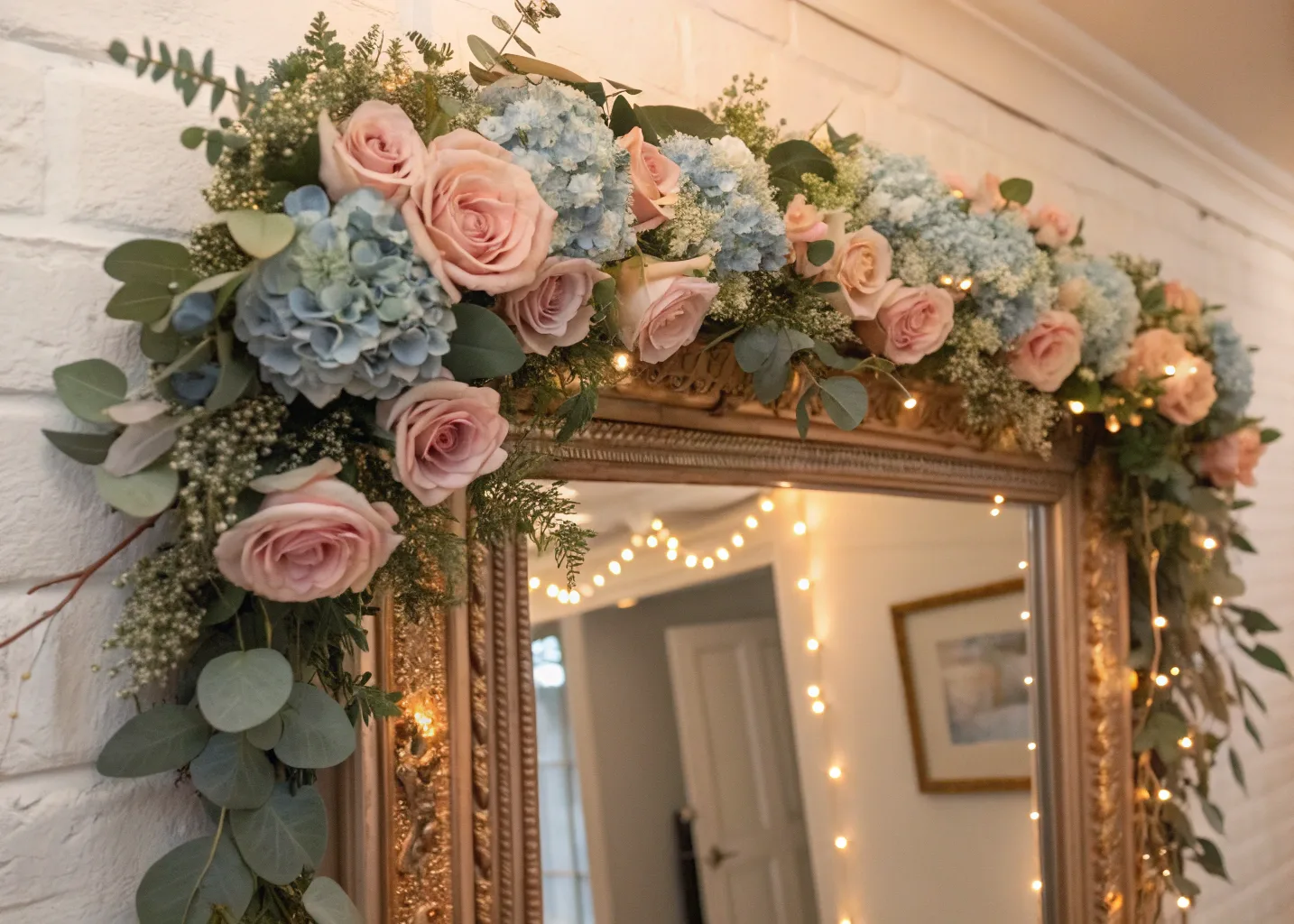 Floral Mirror Garland