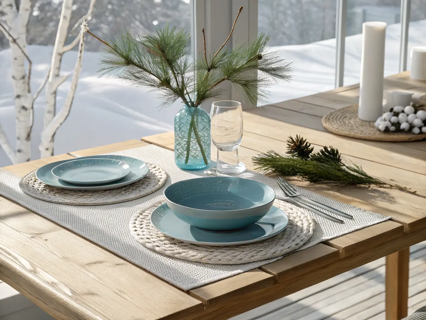 Frosted Nordic Simplicity