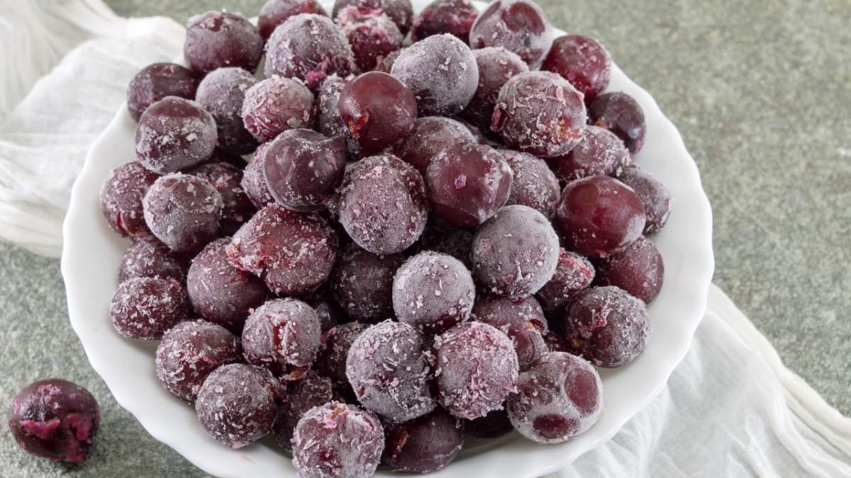 Frozen Grapes