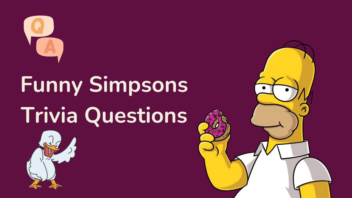 Funny Simpsons Trivia Questions