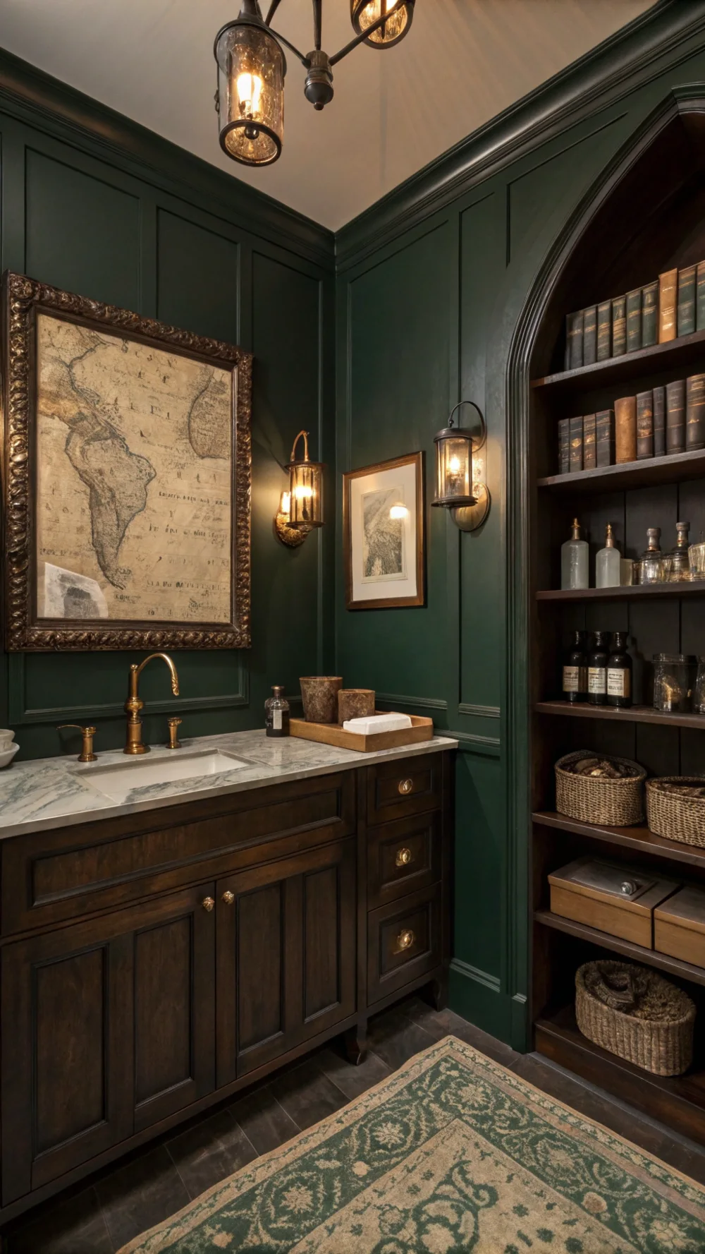 Gothic Dark Academia Library