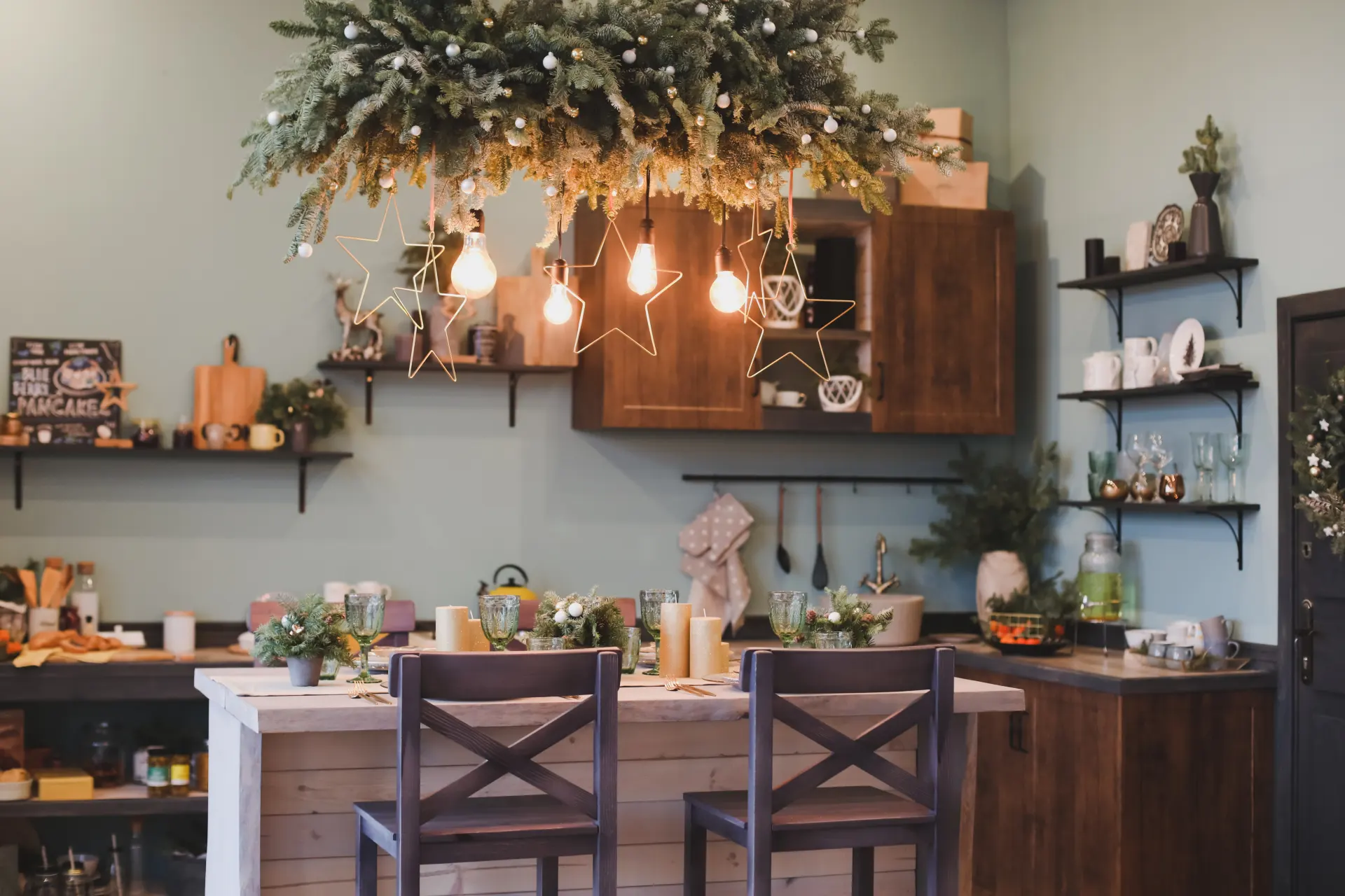 Harvest Kitchen Island Centerpiece