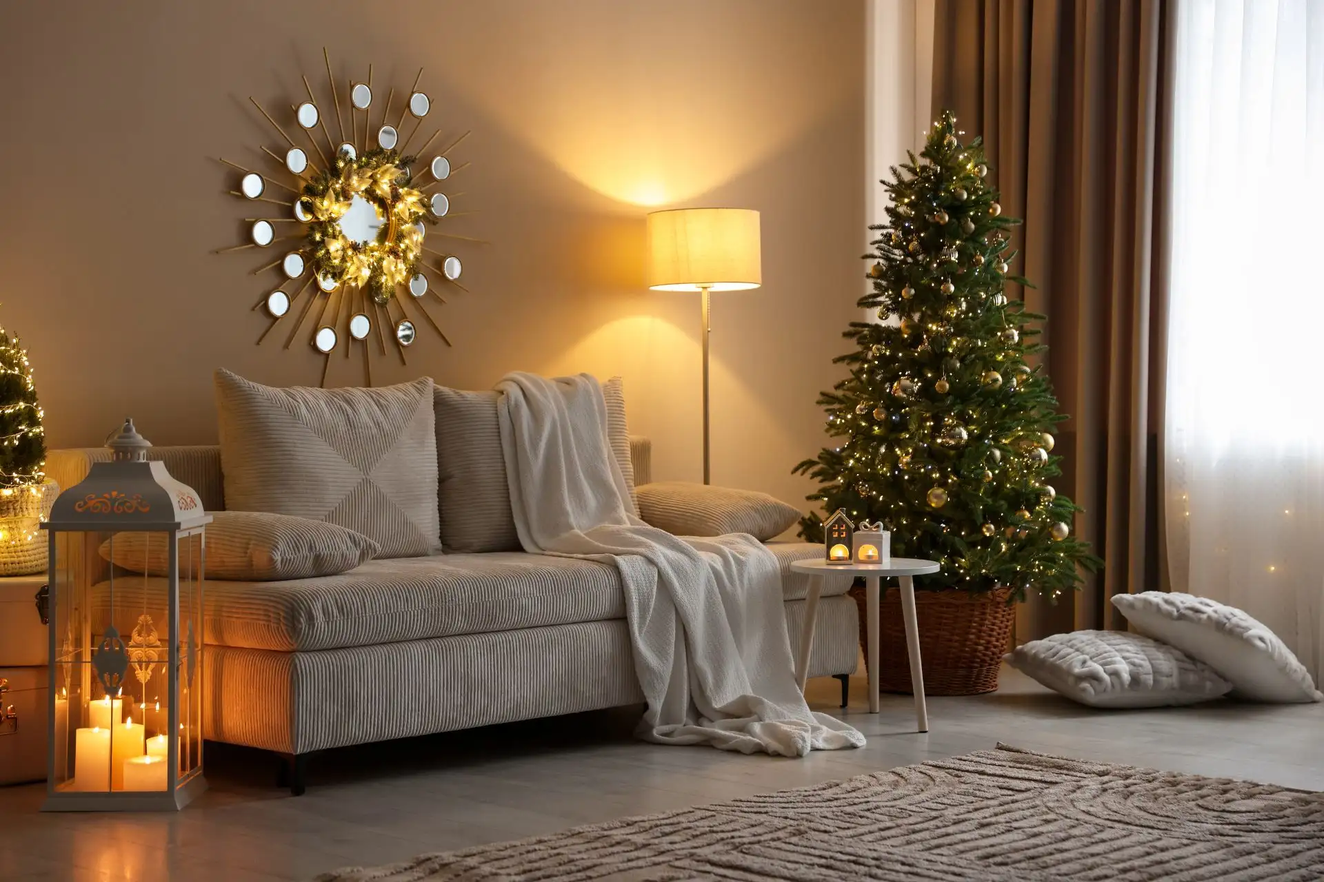 Neutral and Inviting Christmas Idea