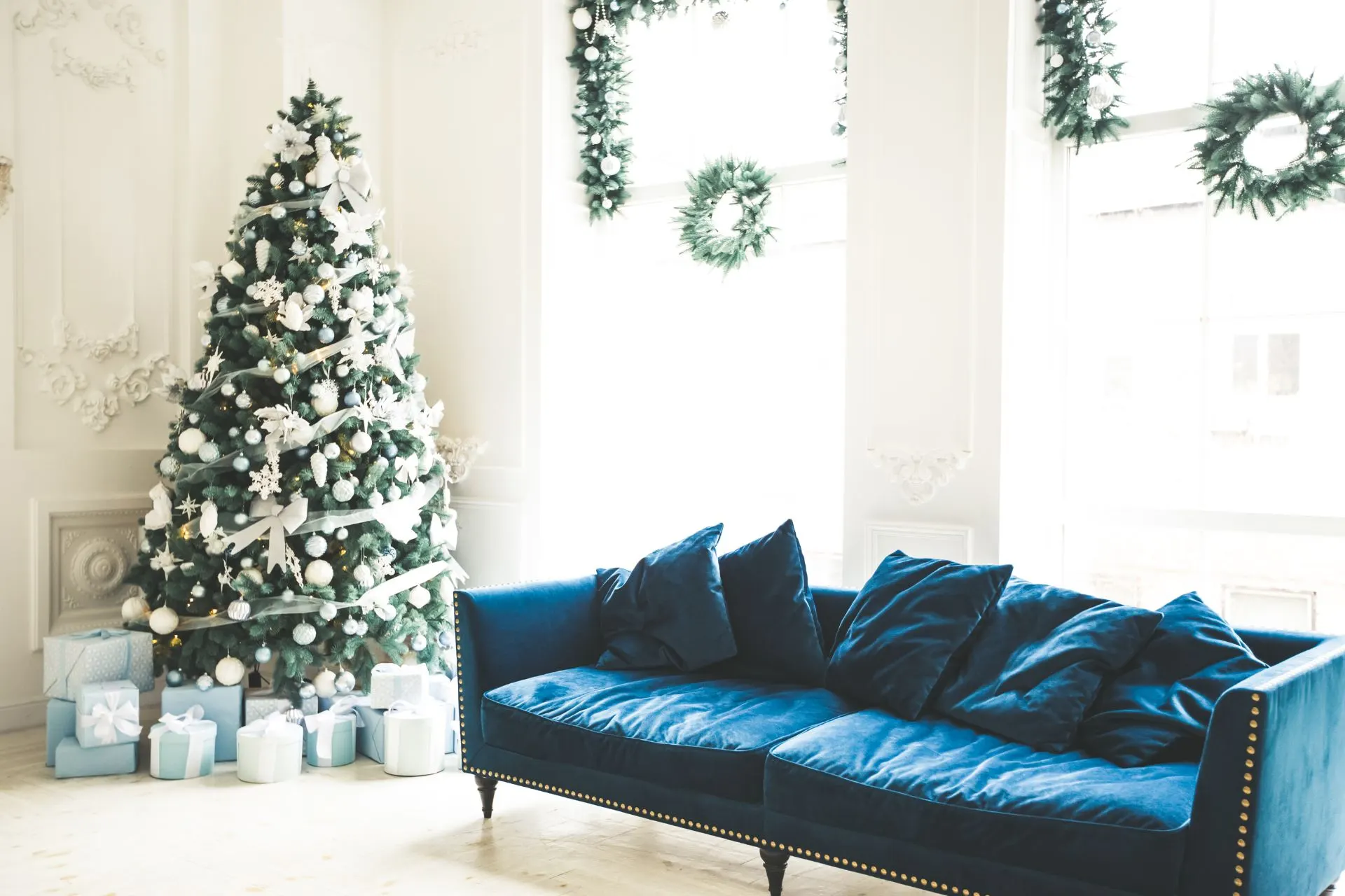 Jewel Toned Velvet Christmas Decoration