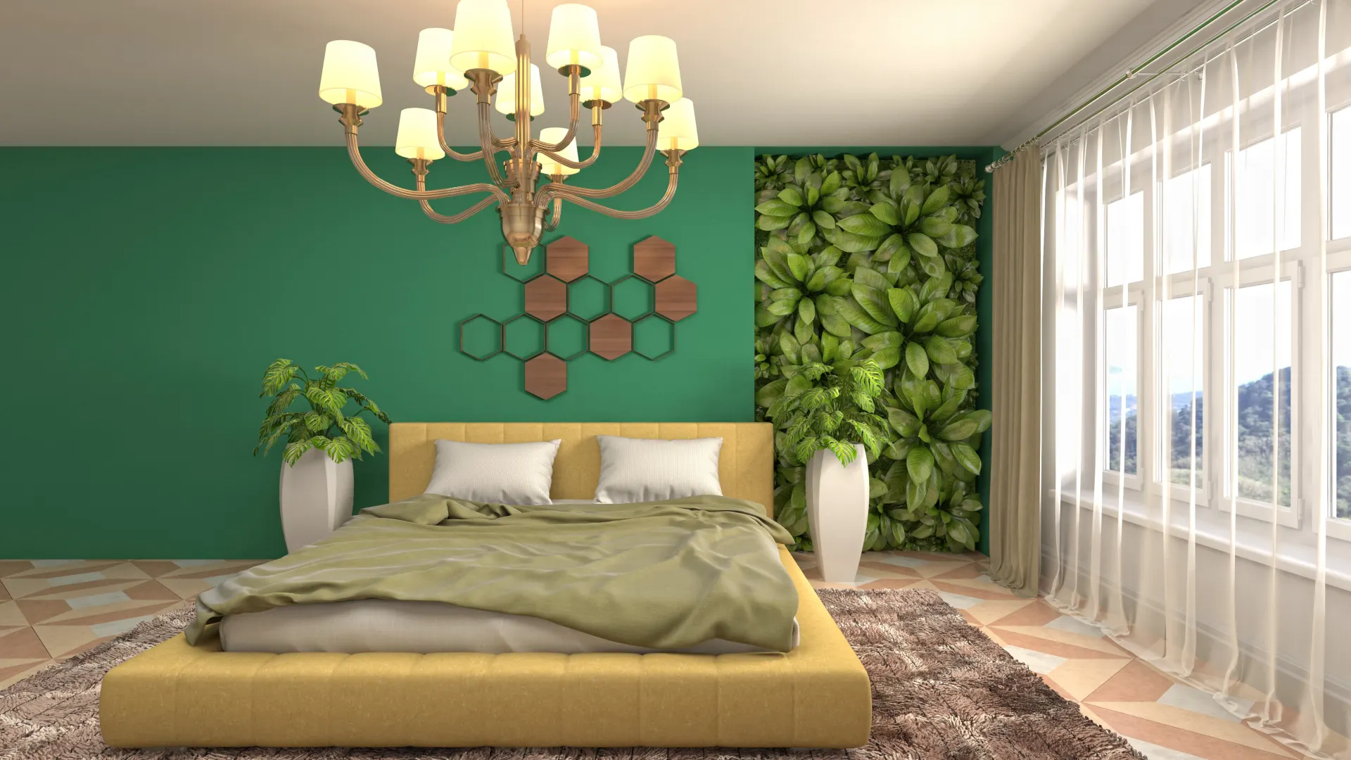 Living Green Wall Panel