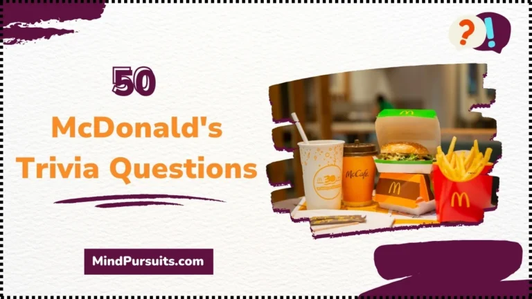 McDonald's Trivia Questions