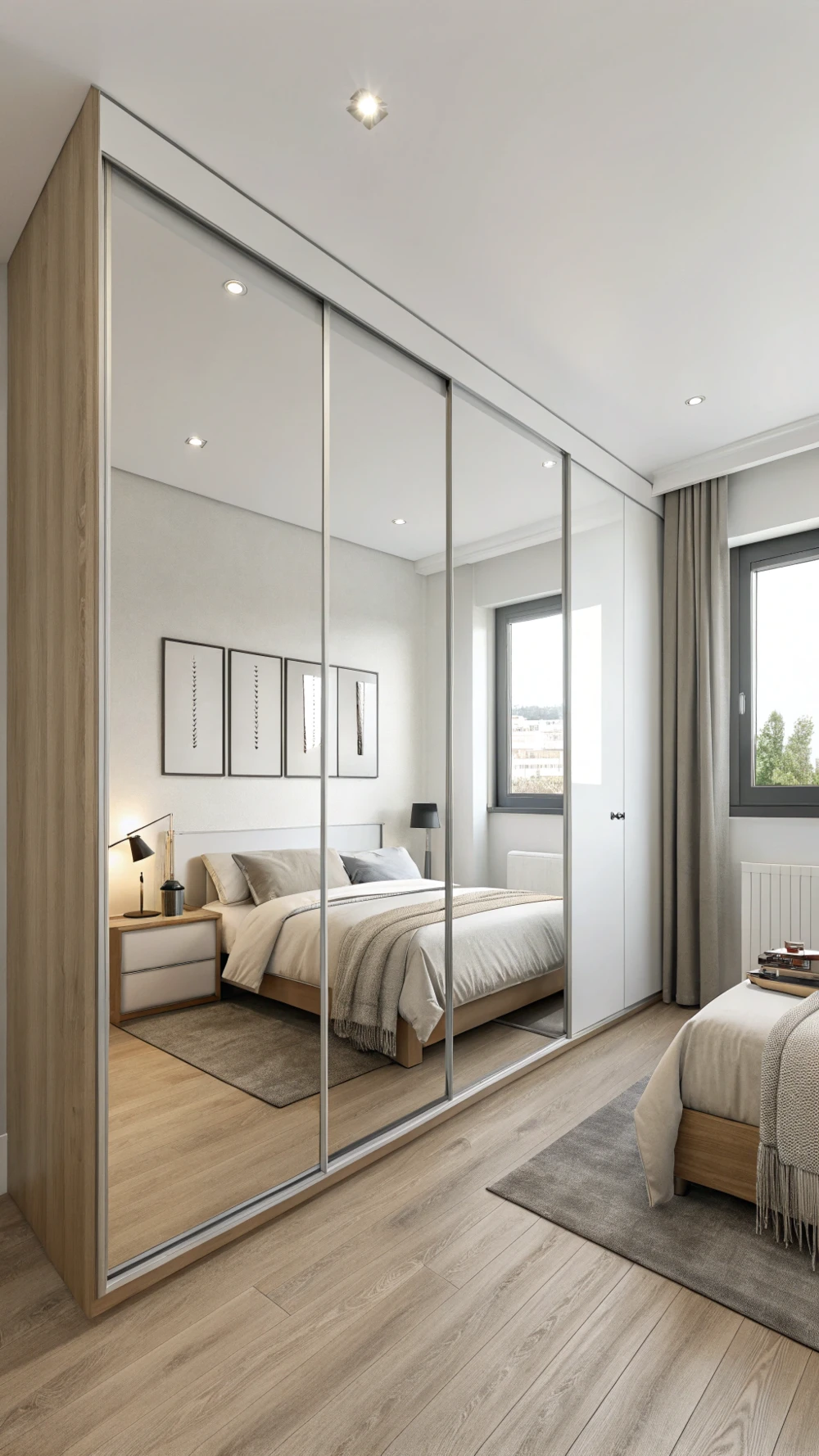 Mirrored Wardrobe Doors