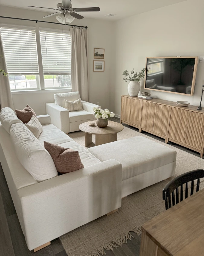 Monochromatic Low-Profile Seating