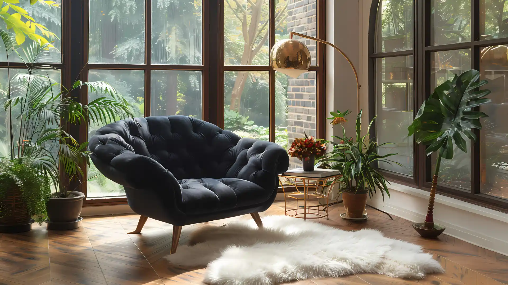 Moody Hues in a Sun Drenched Nook