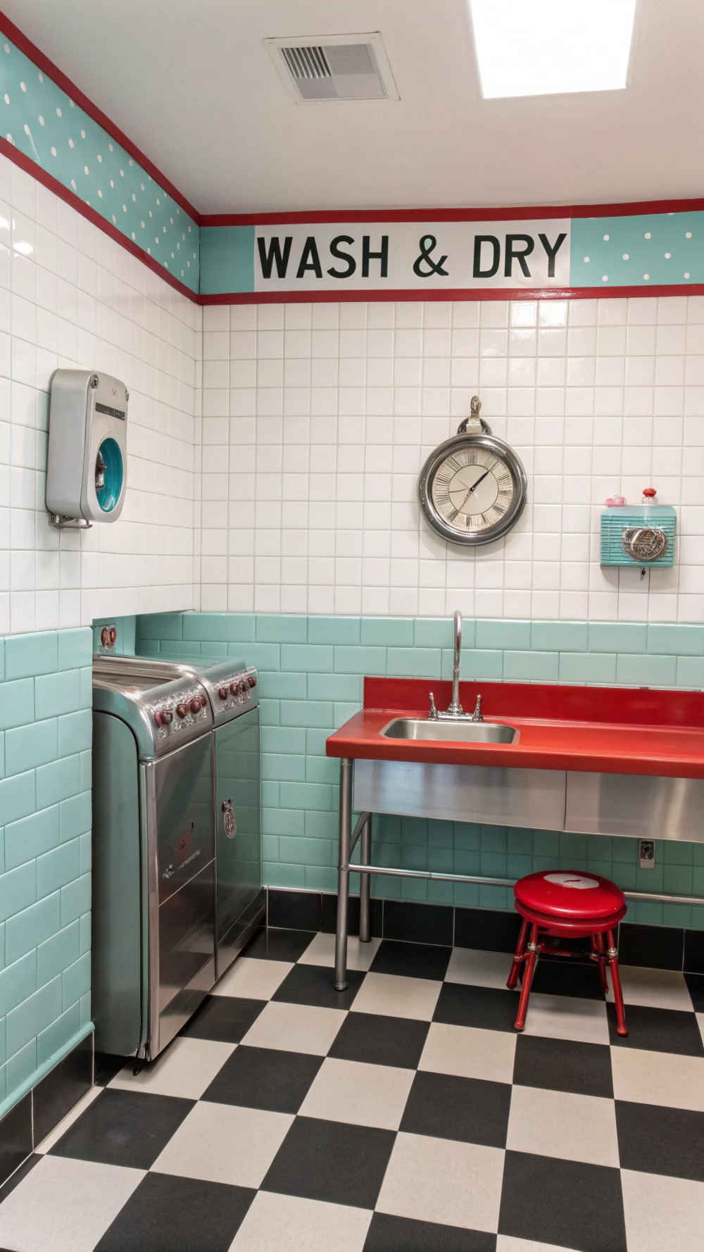 Retro Diner Laundry Spot