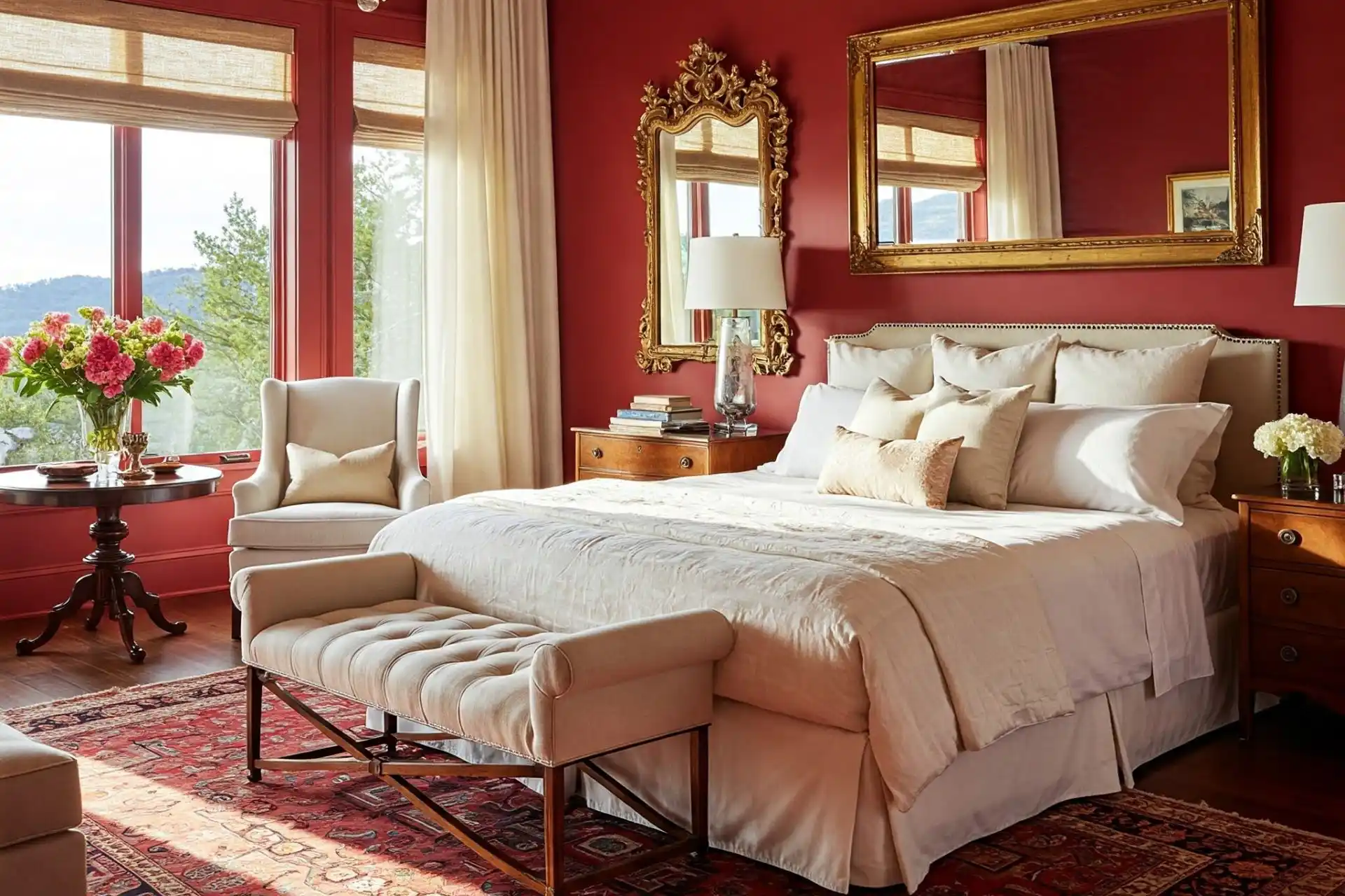 Rouge Reverie Accent Wall