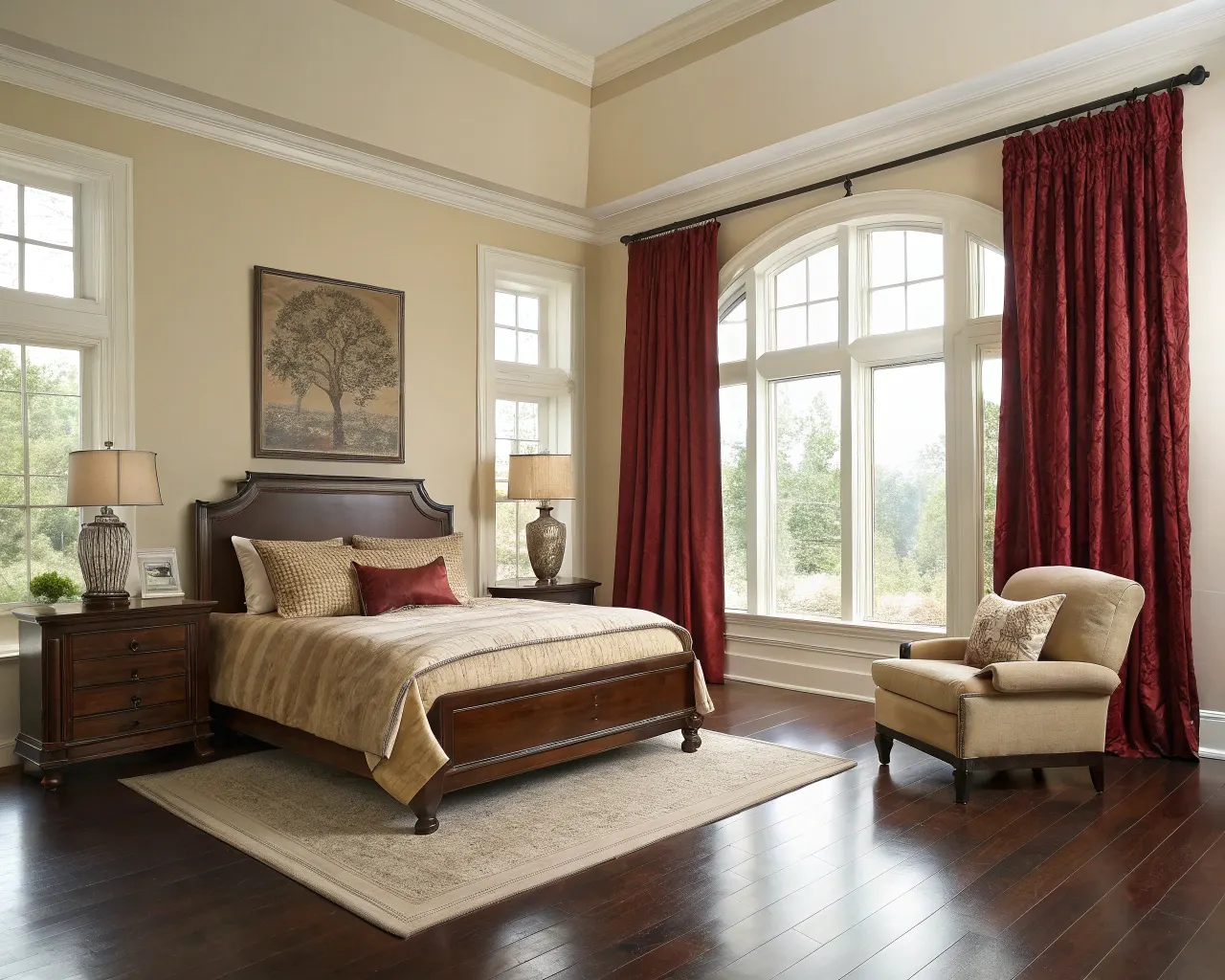 Ruby Drape Elegance