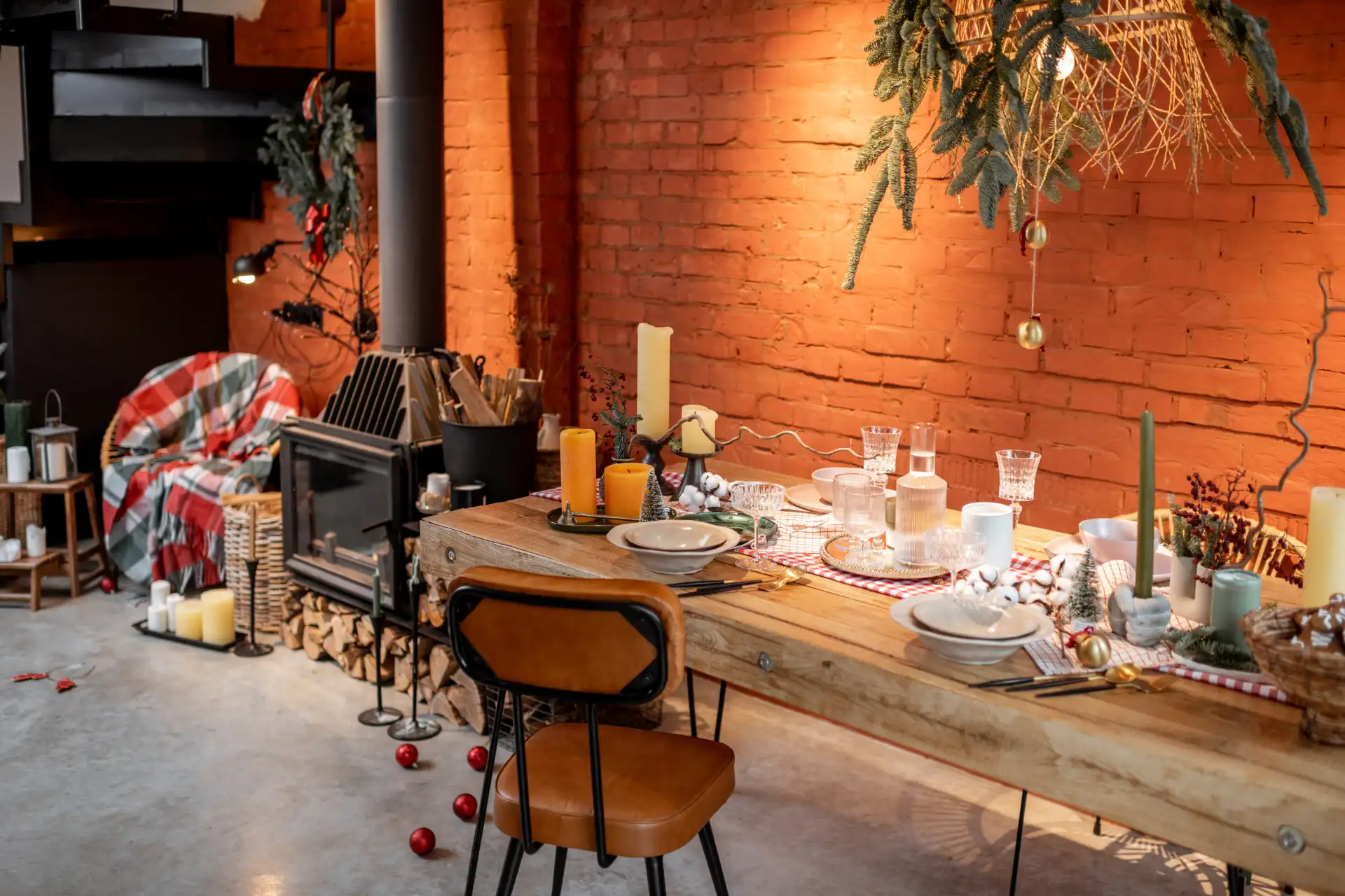 Rustic Holiday Armoire