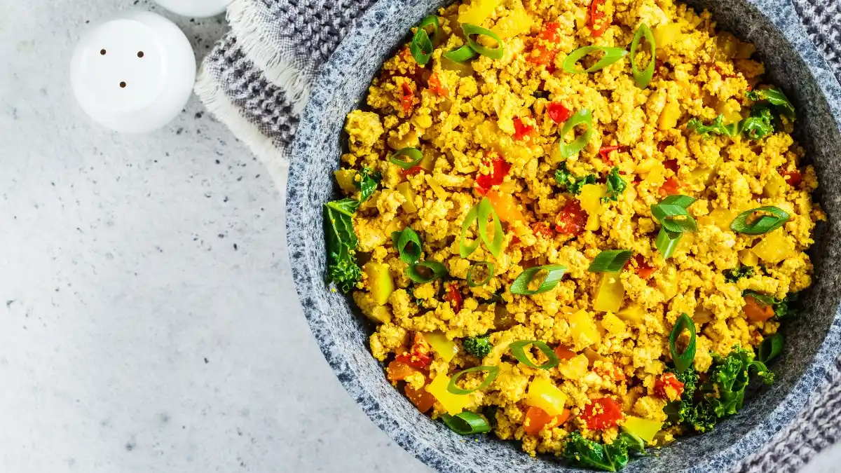 Sautéed Tofu Scramble with Bell Peppers