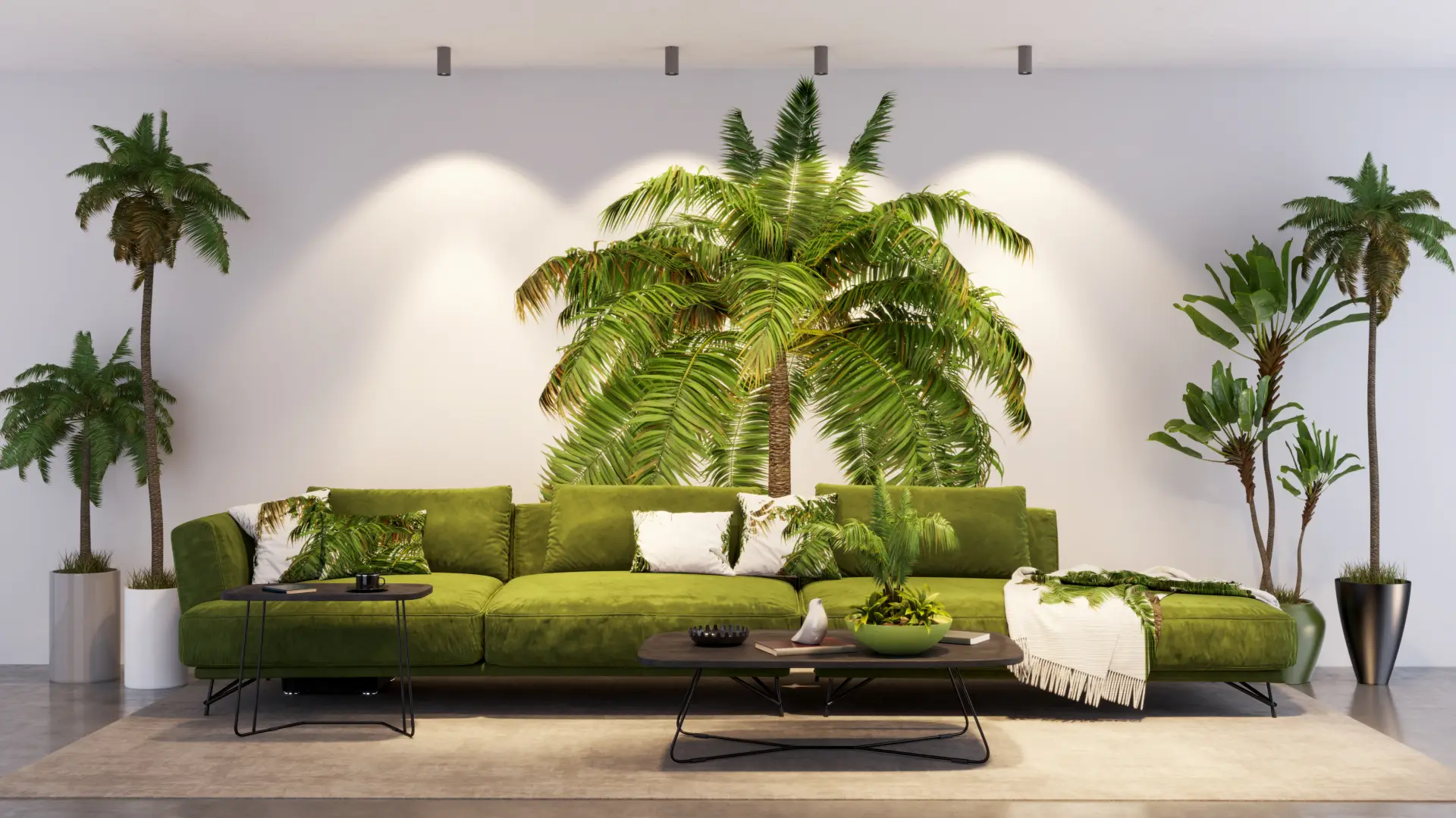 The Statement Green Sofa