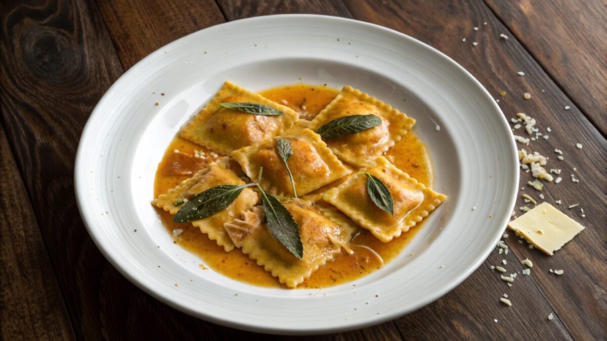 The Coziest Butternut Squash Ravioli with Brown Butter Sage Sauce