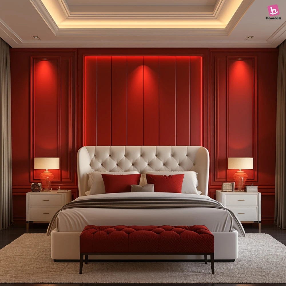 The Scarlet Velvet Feature Wall