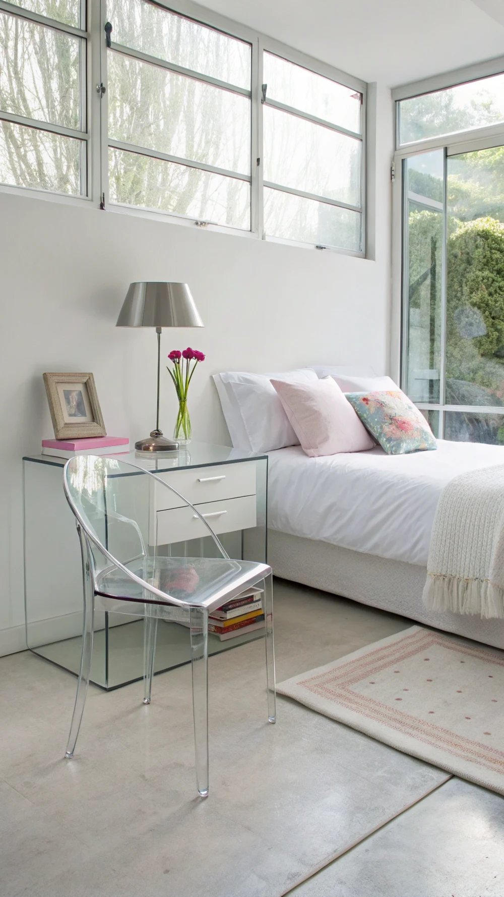 Transparent or Acrylic Furniture Accents