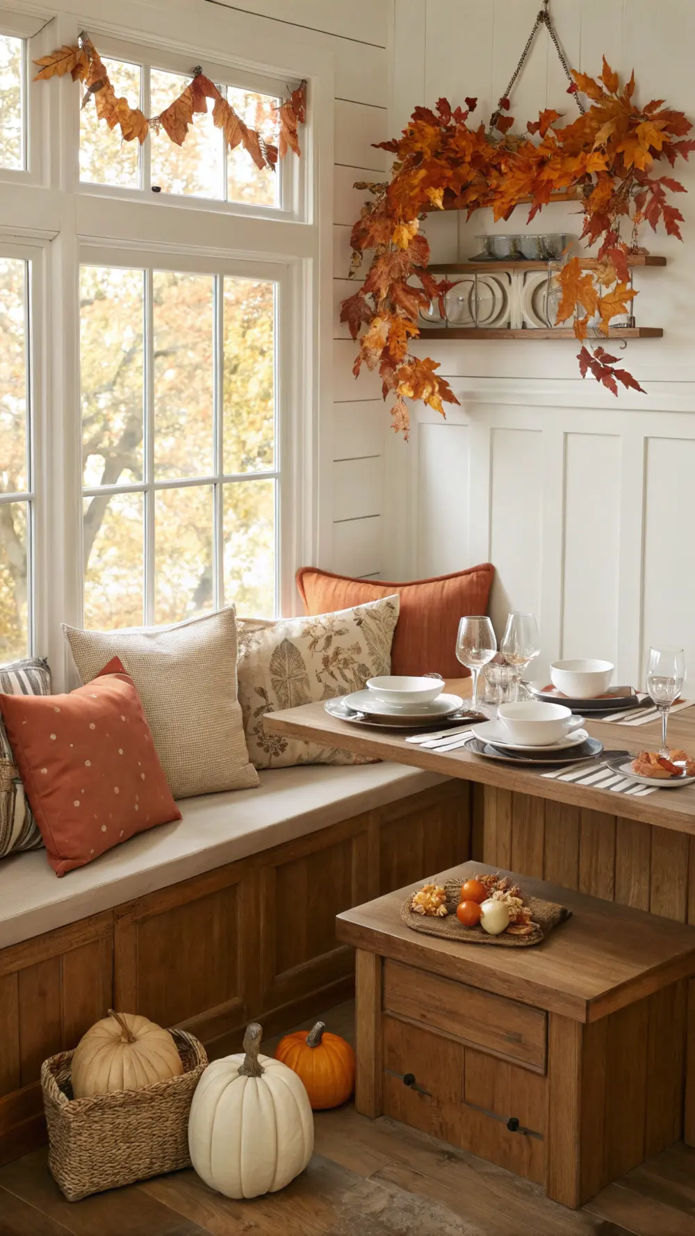 Under-Bench Storage for Extra Dishes