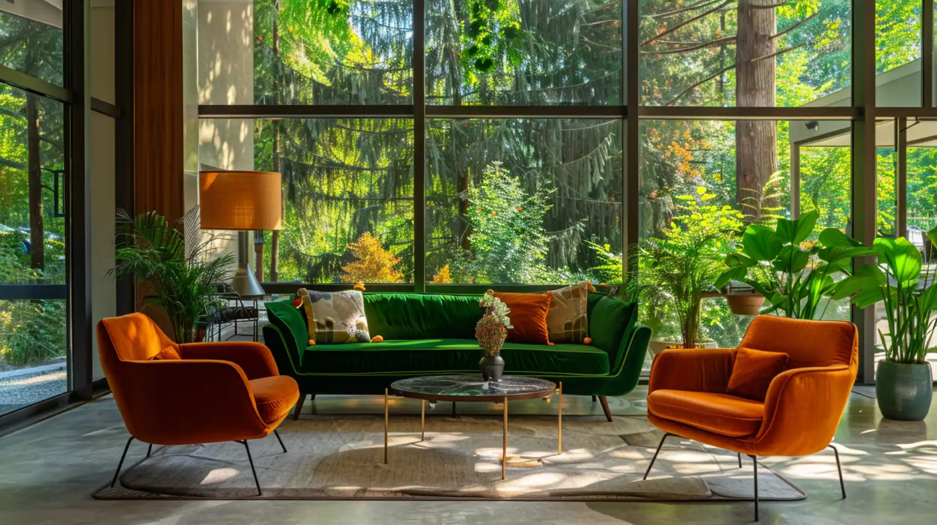 Verdant Velvet and Earthy Tones