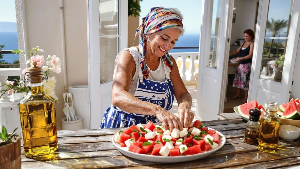 Watermelon and Feta Cheese