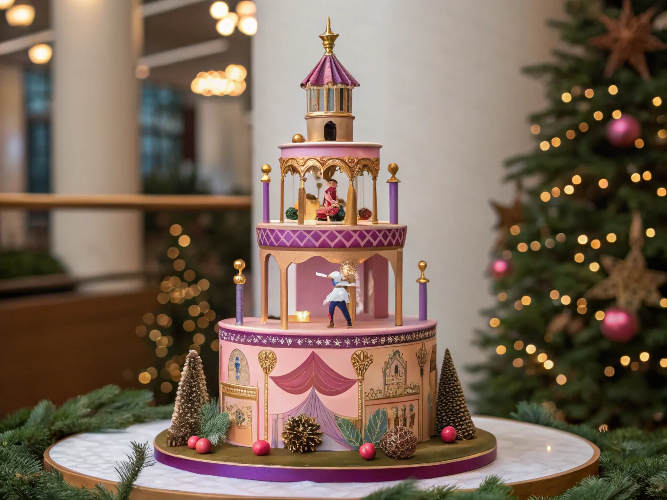 Whimsical Nutcracker Suite Pyramid