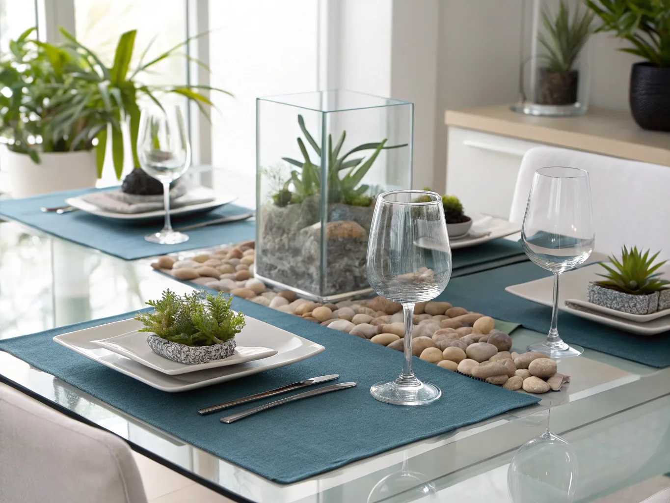 Zen Garden Holiday Table