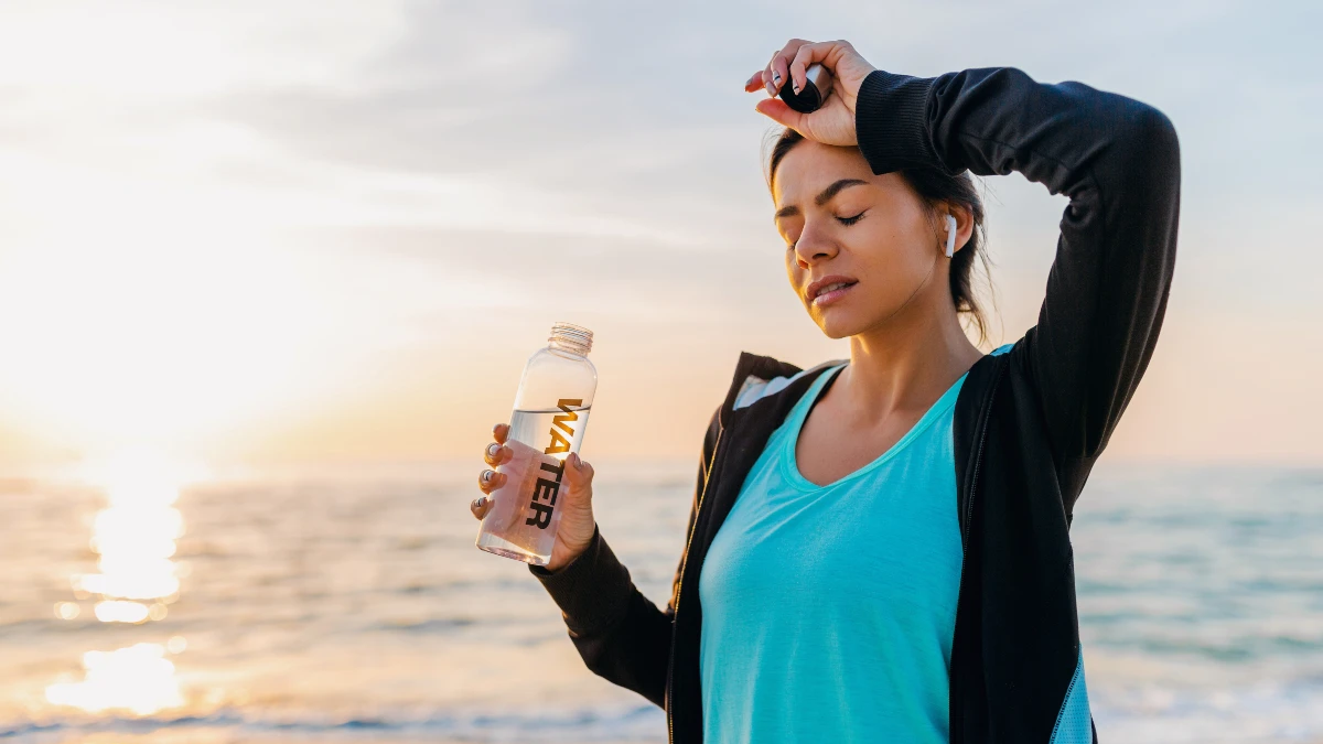 Hydration and Mindfulness Cool-Down (Last 1 Minute)