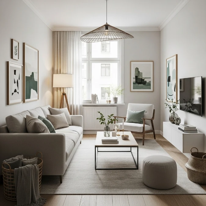 Minimalist Scandinavian Layout